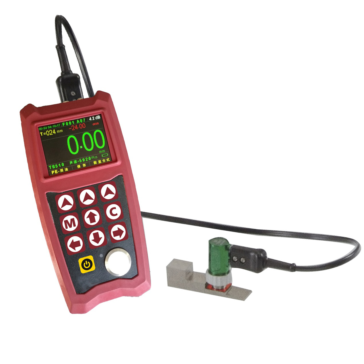 穿透涂層式超聲波測厚儀U960